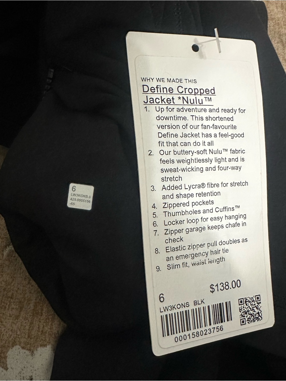 Define Cropped Jacket *Nulu - Picture 12 of 12
